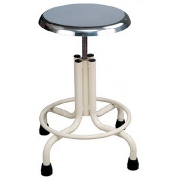 PATIENT STOOL - STAINLESS STEEL TOP